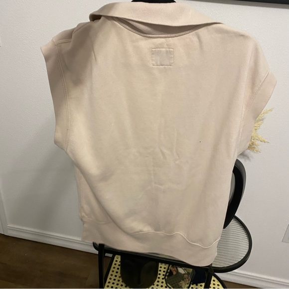 Abercrombie and Fitch oversized half-zip tunic vest quarter zip vest - Picture 5 of 8